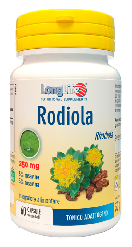 LONGLIFE RODIOLA 60 CAPSULE VEGETALI - Farmacia Bartoli