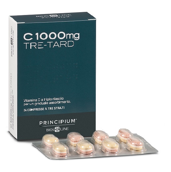 PRINCIPIUM C 1000 MG TRE-TARD 24 COMPRESSE A TRE STRATI - Farmacia Bartoli