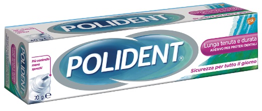 ADESIVO PROTESI DENTALI POLIDENT LUNGA TENUTA 70 G - Farmacia Bartoli