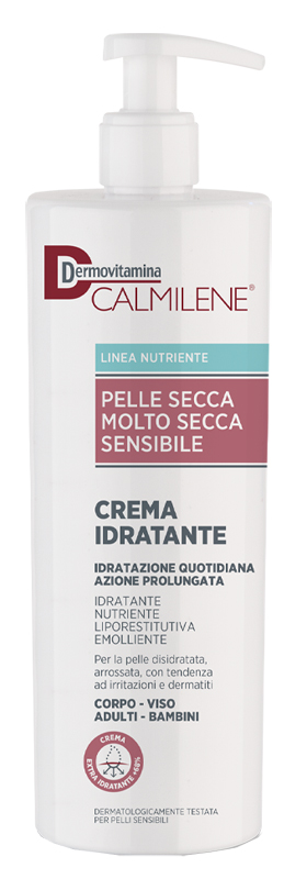 DERMOVITAMINA CALMILENE CREMA IDRATANTE PER PELLE SECCA, MOLTO SECCA O SENSIBILE 500 ML - Farmacia Bartoli