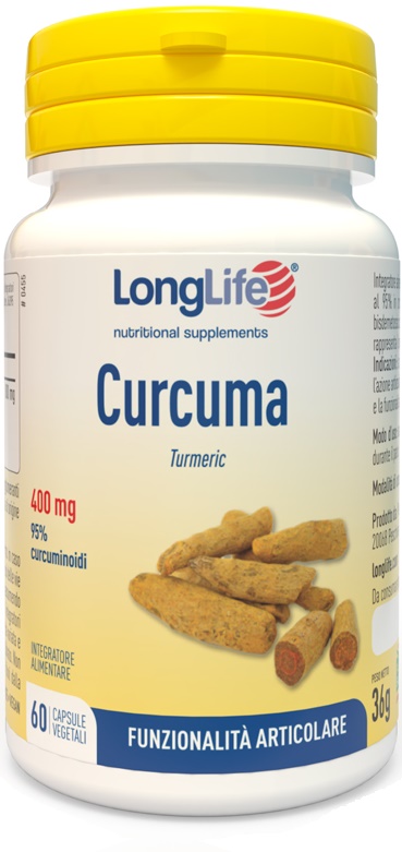 LONGLIFE CURCUMA 60 CAPSULE VEGETALI - Farmacia Bartoli