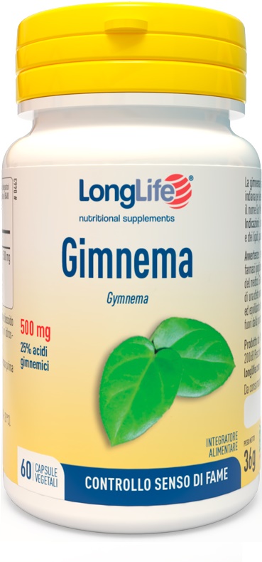 LONGLIFE GIMNEMA 60 CAPSULE VEGETALI - Farmacia Bartoli