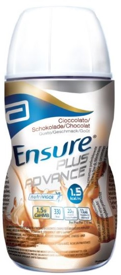 ENSURE PLUS ADVANCE CIOCCOLATO 4 BOTTIGLIE DA 220 ML - Farmacia Bartoli