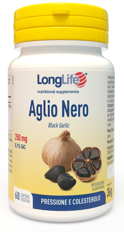 LONGLIFE AGLIO NERO 60 CAPSULE VEGETALI - Farmacia Bartoli