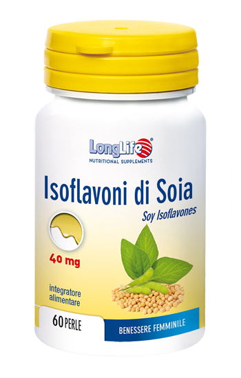 LONGLIFE ISOFLAVONI SOIA 60 PERLE - Farmacia Bartoli