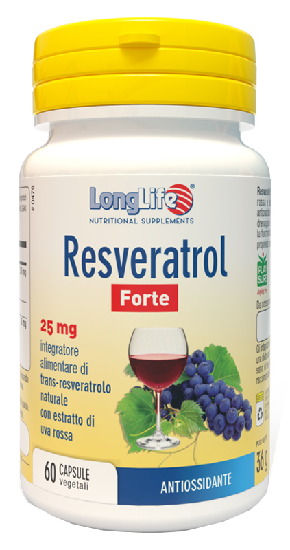 LONGLIFE RESVERATROL FORTE 60 CAPSULE - Farmacia Bartoli