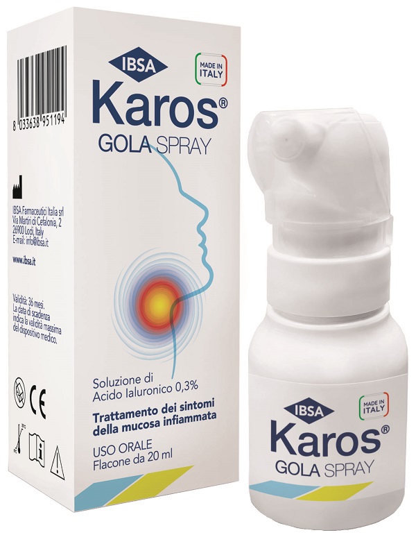 KAROS SPRAY ORALE 0,3% 20 ML - Farmacia Bartoli