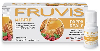 FRUVIS MULTI-FRUIT PAPPA REALE 12 FLACONCINI DA 10 ML - Farmacia Bartoli