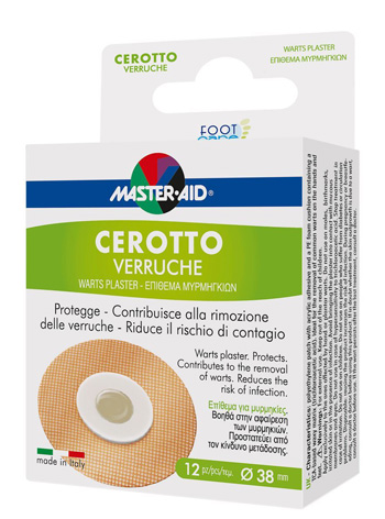 CEROTTO VERRUCHE MASTER-AID FOOTCARE 38 MM 12 PEZZI E3 - Farmacia Bartoli
