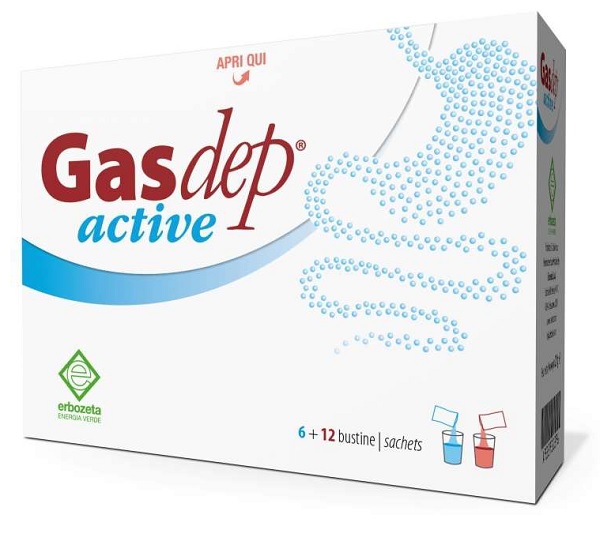 GASDEP ACTIVE 6+12 BUSTINE - Farmacia Bartoli