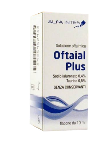 SOLUZIONE OFTALMICA OFTAIAL PLUS ACIDO IALURONICO 0,4% E TAURINA 10ML - Farmacia Bartoli