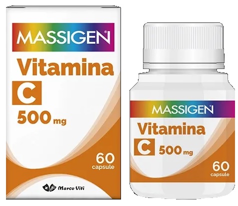 MASSIGEN C VITI 500MG DI VITAMINA C 60 CAPSULE - Farmacia Bartoli
