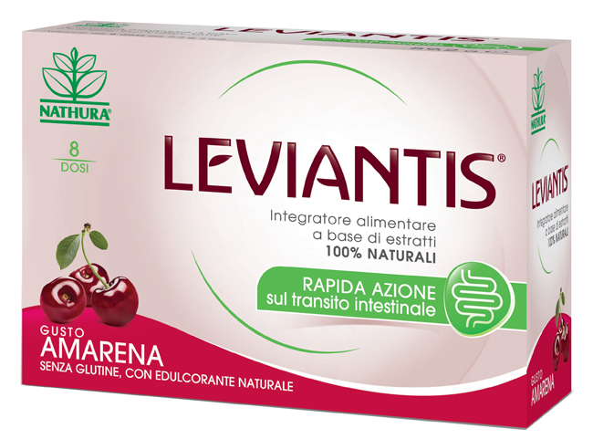 LEVIANTIS SENZA GLUTINE GUSTO AMARENA 8 DOSI / 16 BUSTE - Farmacia Bartoli