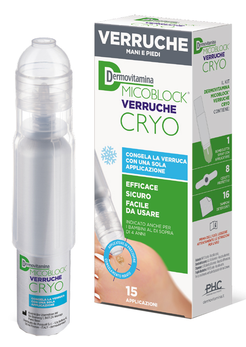 DERMOVITAMINA MICOBLOCK VERRUCHE CRYO SPRAY 38 ML - Farmacia Bartoli