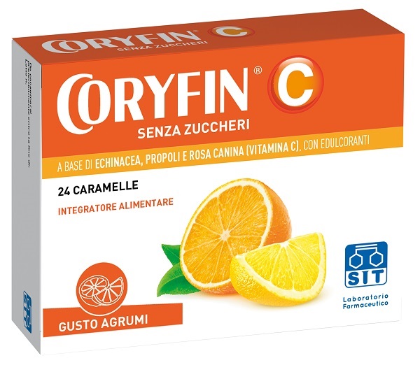 CORYFIN C SENZA ZUCCHERO AGRUMI 48 G - Farmacia Bartoli