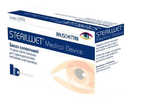 STERILWET GARZA OFTALMICA 14 PEZZI - Farmacia Bartoli