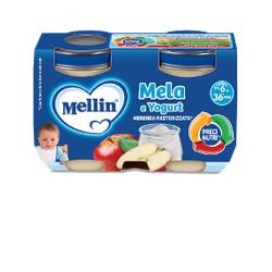 MELLIN MERENDA YOGURT MELA 2 X 120 G - Farmacia Bartoli
