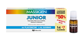 MASSIGEN JUNIOR 21 FLACONCINI DA 10 ML - Farmacia Bartoli