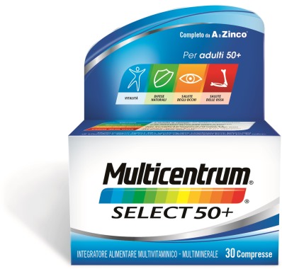 MULTICENTRUM SELECT 50+ 30 COMPRESSE - Farmacia Bartoli