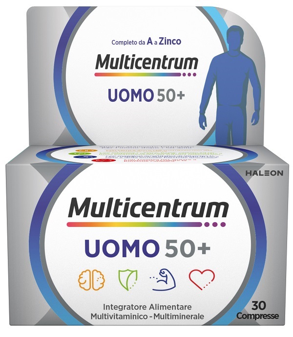 MULTICENTRUM UOMO 50+ 30 COMPRESSE - Farmacia Bartoli