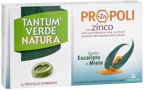 TANTUM VERDE NATURA PASTIGLIE GOMMOSE EUCALIPTO & MIELE 30 G - Farmacia Bartoli