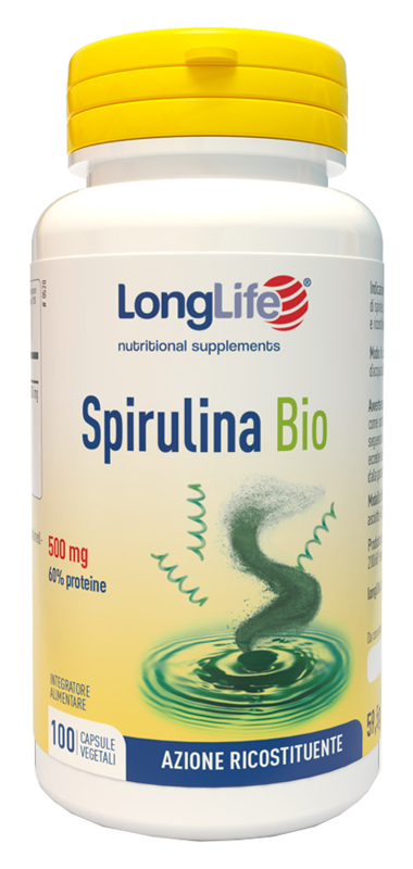 LONGLIFE SPIRULINA BIO 500 MG 100 CAPSULE VEGETALI - Farmacia Bartoli