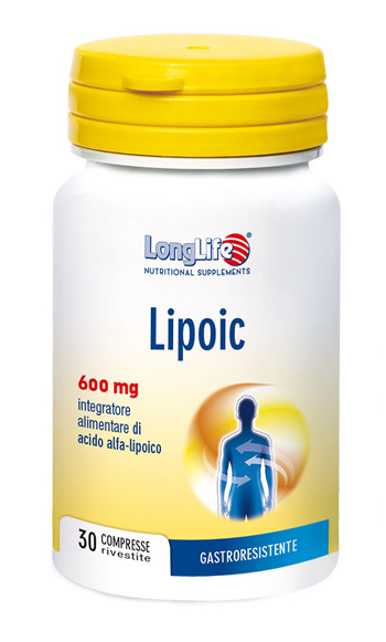 LONGLIFE LIPOIC 600 MG 30 COMPRESSE RIVESTITE DA 870 MG - Farmacia Bartoli
