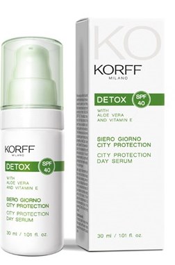 KORFF DETOX SIERO GIORNO CITY PROT SPF 40 30 ML - Farmacia Bartoli