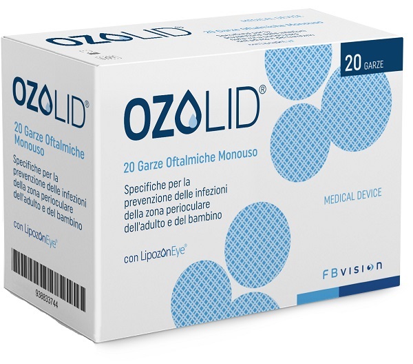 GARZA OZOLID OFTALMICA TNT CON OLIO OZONIZZATO IN FOSFOLIPIDI LIPOZONEYE 20 PEZZI - Farmacia Bartoli