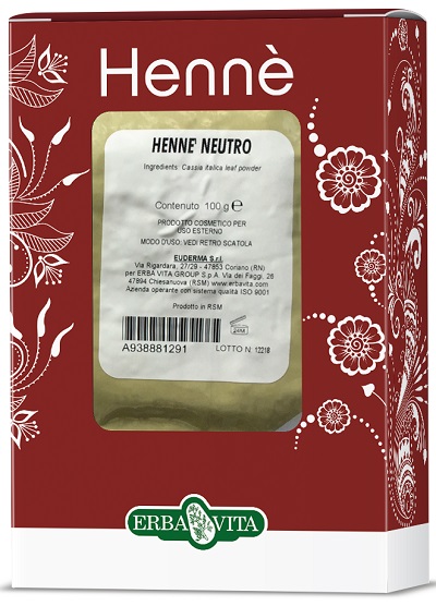 HENNE COLORANTE CAPELLI NEUTRO 100 G - Farmacia Bartoli
