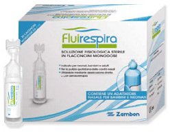 FLUIRESPIRA SOLUZIONE FISIOLOGICA STERILE 30 FLACONCINI MONODOSE DA 5ML - Farmacia Bartoli