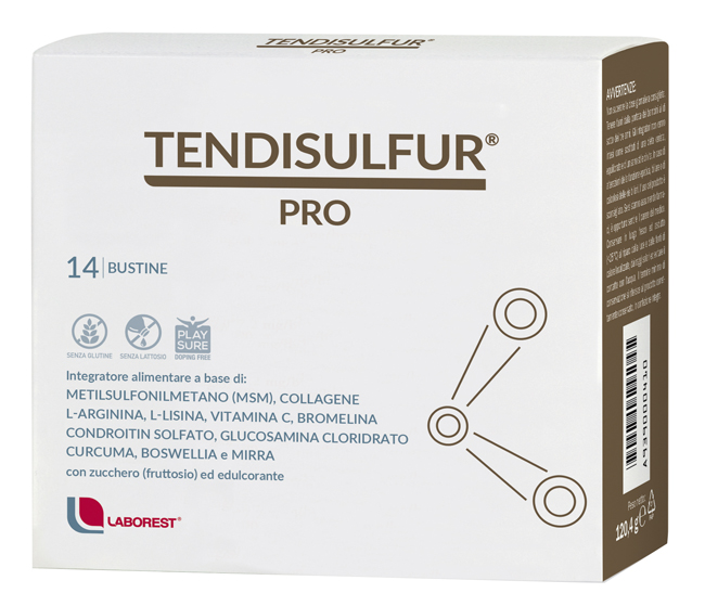 TENDISULFUR PRO 14 BUSTINE DA 8,6G - Farmacia Bartoli
