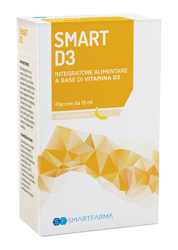 SMART D3 GOCCE 15 ML GUSTO BANANA - Farmacia Bartoli