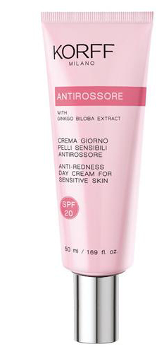 KORFF ANTIROSSORE CREMA GIORNO PELLI SENSIBILI SPF 20 50 ML - Farmacia Bartoli