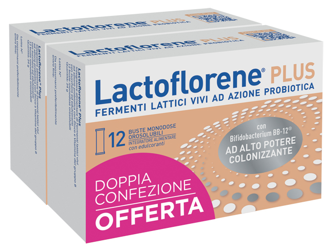LACTOFLORENE PLUS BIPACK 12 BUSTINE 48 G - Farmacia Bartoli