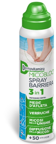 DERMOVITAMINA MICOBLOCK SPRAY BARRIERA 3 IN 1 PIEDE D'ATLETA 100 ML - Farmacia Bartoli