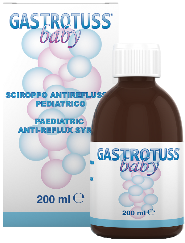 BABY SCIROPPO ANTIREFLUSSO GASTROTUSS 200 ML - Farmacia Bartoli