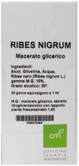 RIBES NIGRUM MACERATO GLICERICO 10% GOCCE 100ML - Farmacia Bartoli