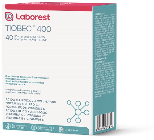 TIOBEC 400 40 COMPRESSE FAST-SLOW DA 1,28 G - Farmacia Bartoli