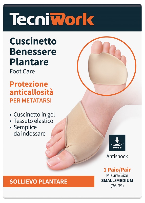 BENESSERE PLANTARE CUSCINETTO SMALL/MEDIUM 1 PAIO - Farmacia Bartoli