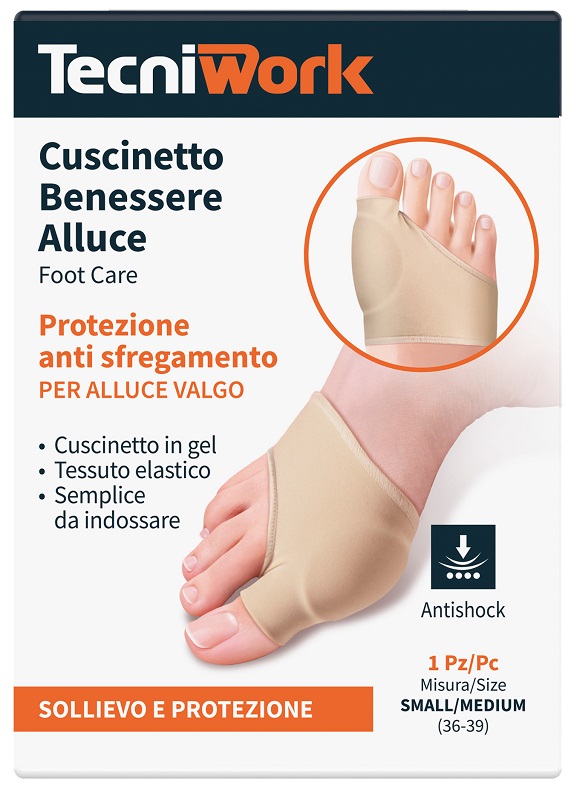 BENESSERE ALLUCE CUSCINETTO SMALL/MEDIUM 1 PEZZO - Farmacia Bartoli