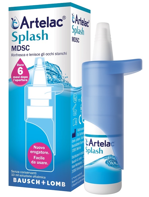 ARTELAC SPLASH GOCCE OCULARI 10 FLACONCINI MONODOSE 0,5 ML - Farmacia Bartoli