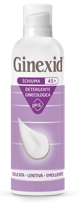 GINEXID 45+ SCHIUMA DETERGENTE GINECOLOGICA 150 ML - Farmacia Bartoli