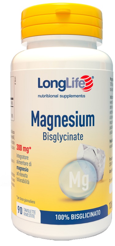 LONGLIFE MAGNESIUM BISGLYCINATE 90 TAVOLETTE - Farmacia Bartoli