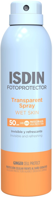 TRANSPARENT SPRAY WET SKIN SPF50 250 ML - Farmacia Bartoli