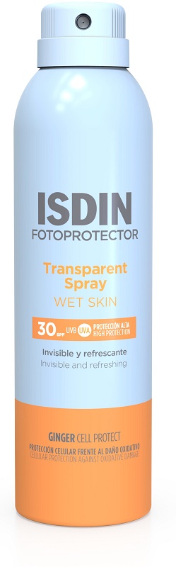 TRANSPARENT SPRAY WET SKIN SPF30 250 ML - Farmacia Bartoli