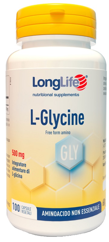 LONGLIFE L-GLYCINE 500 MG 100 CAPSULE VEGETALI - Farmacia Bartoli