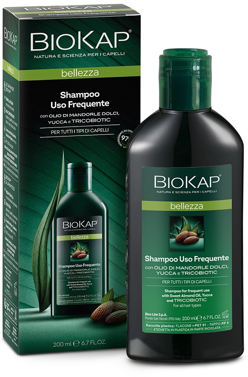 BIOKAP BELLEZZA SHAMPOO USO FREQUENTE CON TRICOBIOTIC 200 ML - Farmacia Bartoli