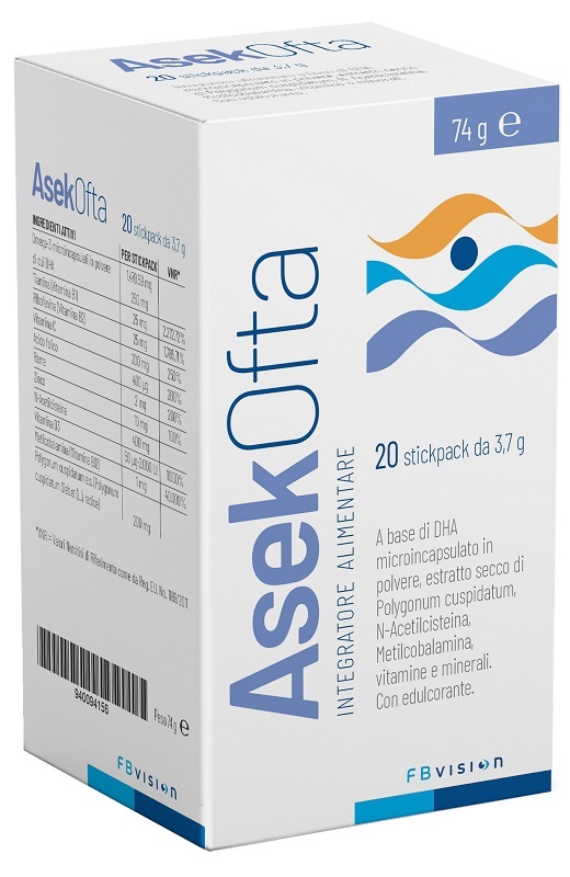 ASEK OFTA 20 STICKPACK - Farmacia Bartoli