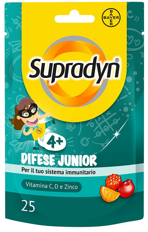 SUPRADYN DIFESE JUNIOR 25 CARAMELLE GOMMOSE - Farmacia Bartoli